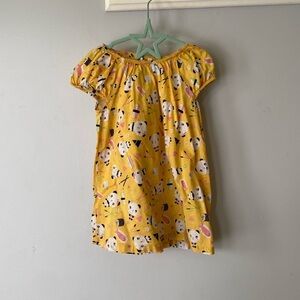 Zara 100% cotton toddler sushi pattern dress